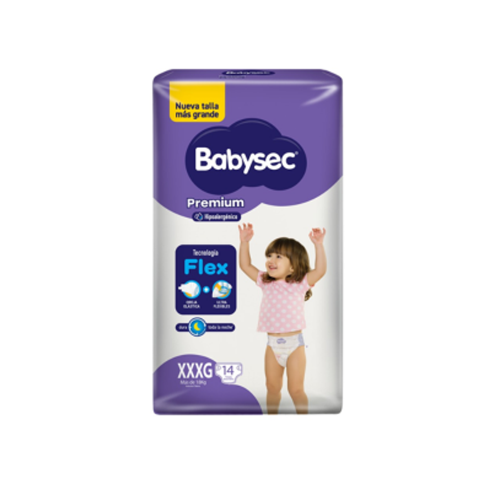 BABYSEC XXXG 14 PAÑLES 