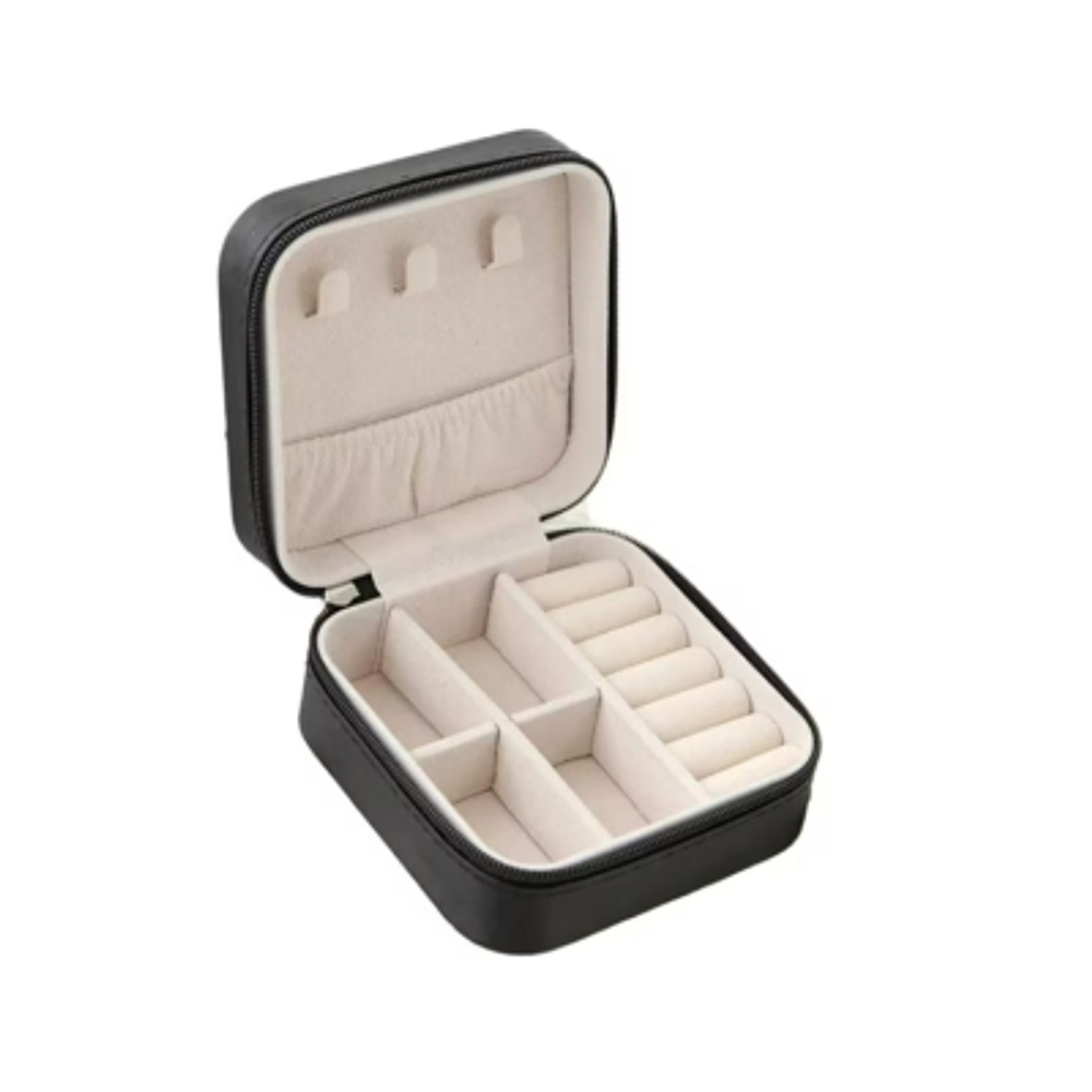 ESTUCHE ORGANIZADOR DE JOYAS CUADRADO 10 CM.