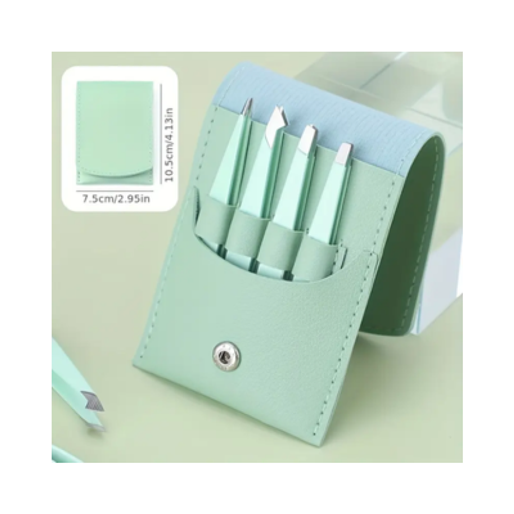 JUEGO DE 4 PINZAS CON ESTUCHE 