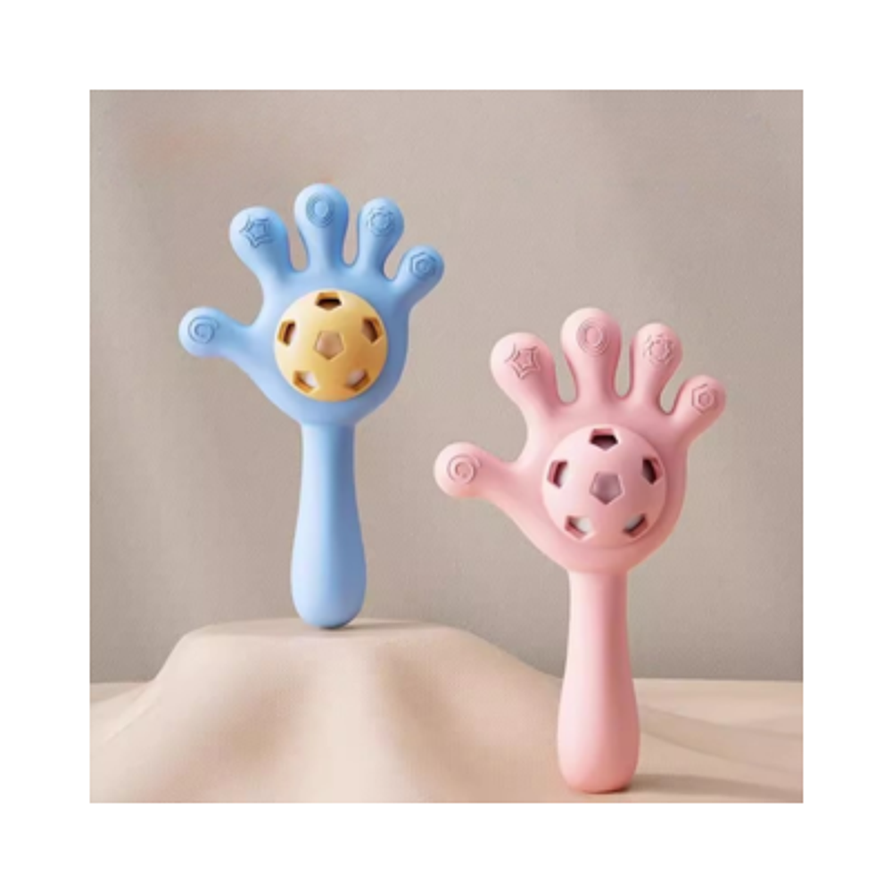 MORDEDOR SONAJERO MANITO SILICONA CON ESTUCHE