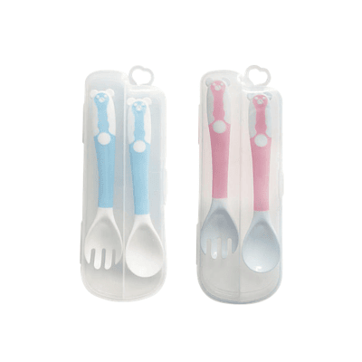 JUEGO DE CUBIERTO CUHARA Y TENEDOR PARA BEBÉ