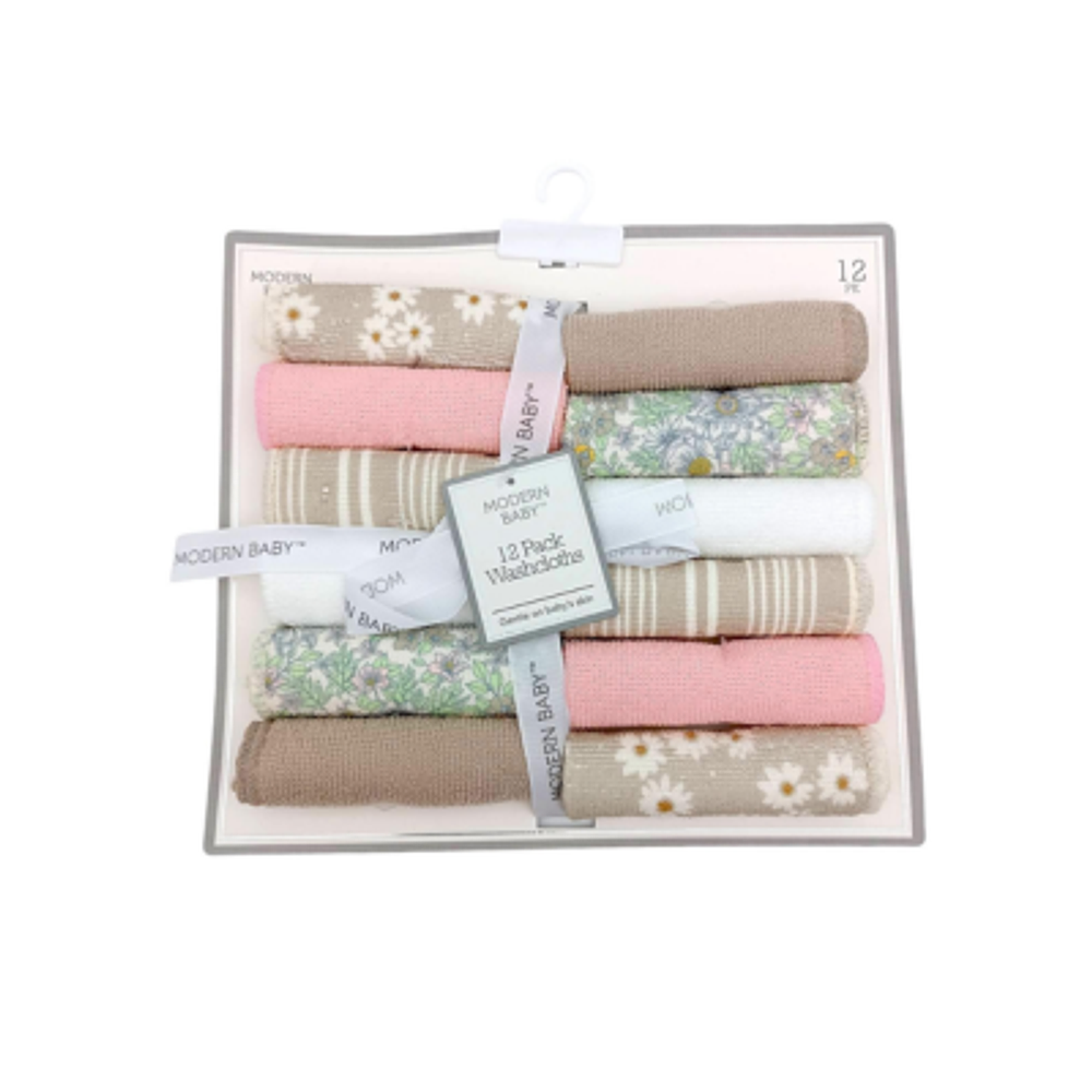 SET DE 12 TOALLITAS PARA BEBE 