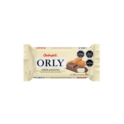 CHOCOLATE ORLY SABOR ALMENDRA 
