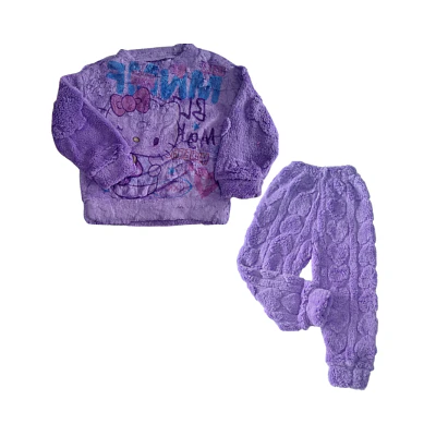 CONJUNTO PELUDO PARA NIÑA