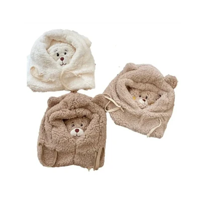 GORRO CON CUELLO Y MASCARILLA OSITO