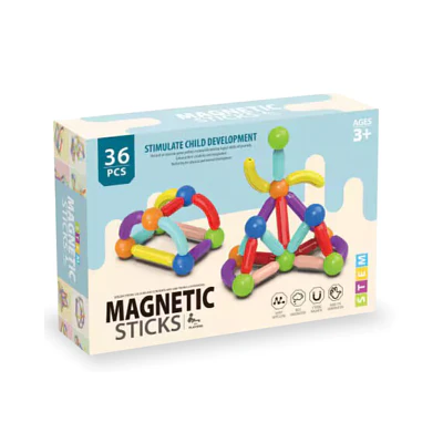 JUEGO DE BLOQUES MAGNETICOS 36 PIEZAS 