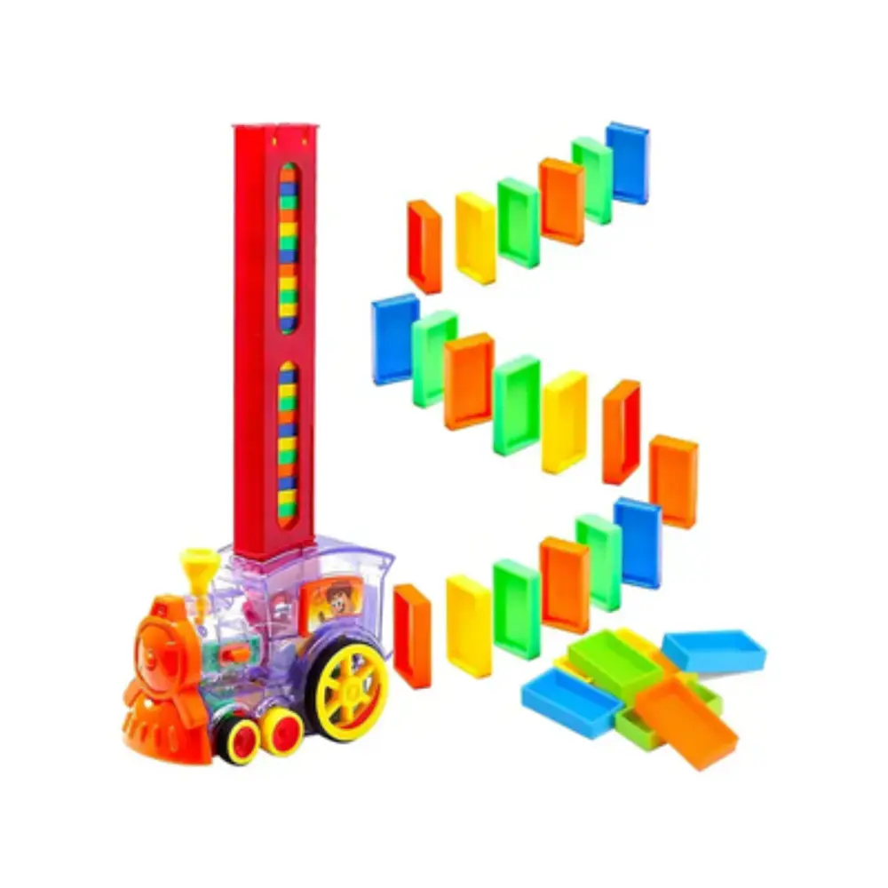 TREN MÁGICO 60 BLOQUES CON LUCES Y SONIDO
