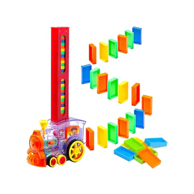 TREN MÁGICO 60 BLOQUES CON LUCES Y SONIDO