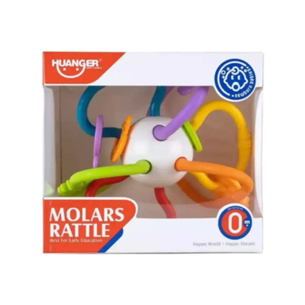 MORDEDOR SONAJERO PARA BEBÉS ESTIMULACIÓN TEMPRANA