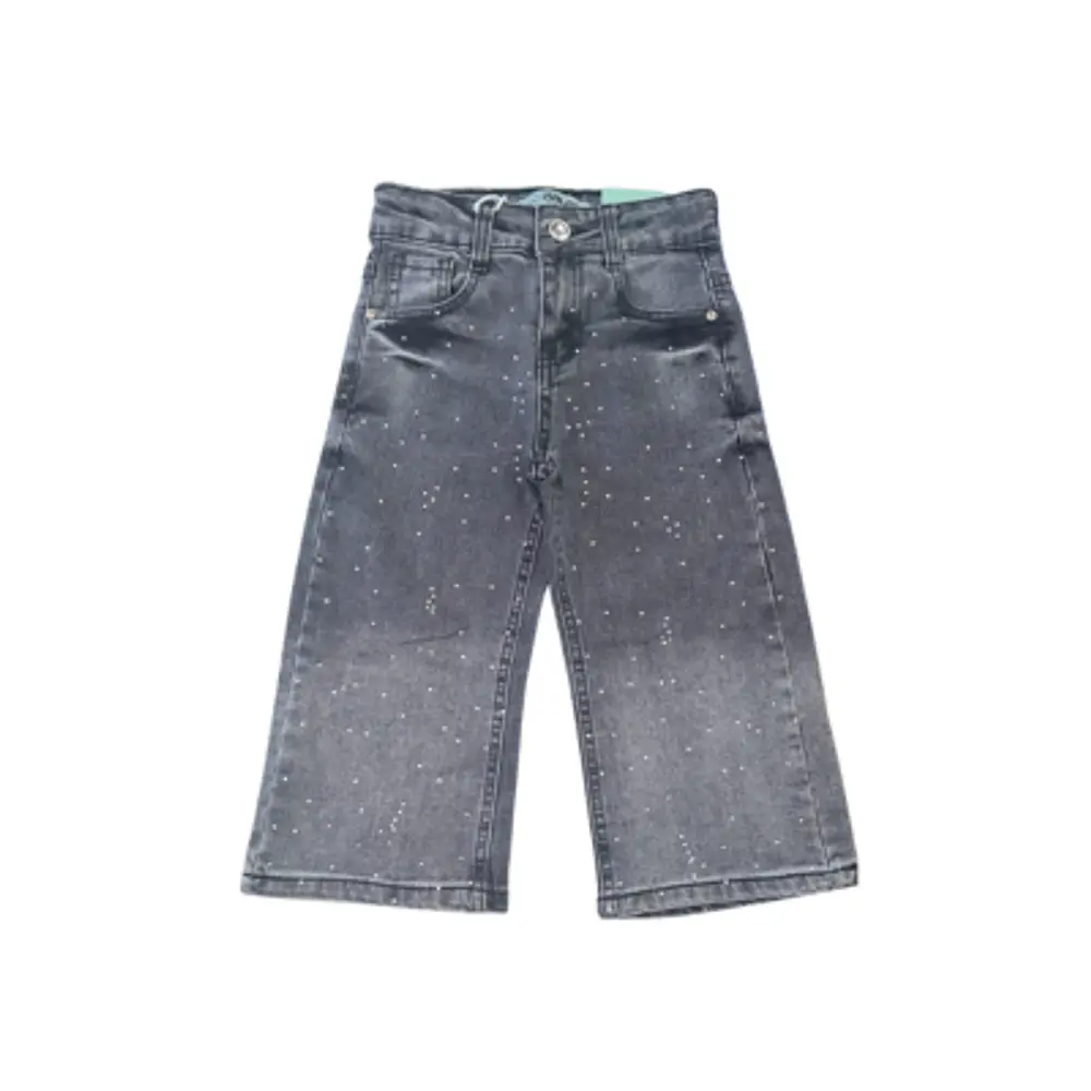 JEANS MESCLILLA CON PUNTOS BRILLANTES 