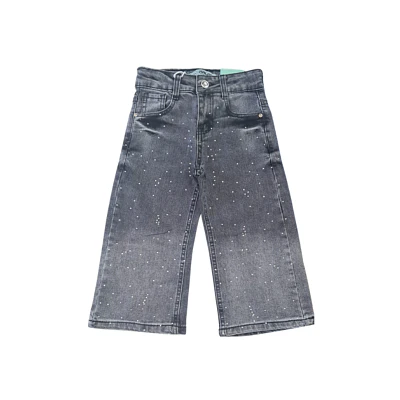 JEANS MESCLILLA CON PUNTOS BRILLANTES 