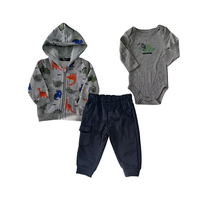 BUZO PARA NIÑO 3 PIEZAS (POLERON CON CIERRE-BODY-PANTALÓN)