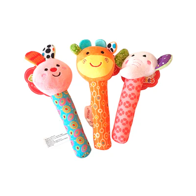 JUGUETE PELUCHE CON SONAJERO