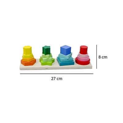JUEGO DE ENCAJE DE FIGURAS GEOMÉTRICAS 