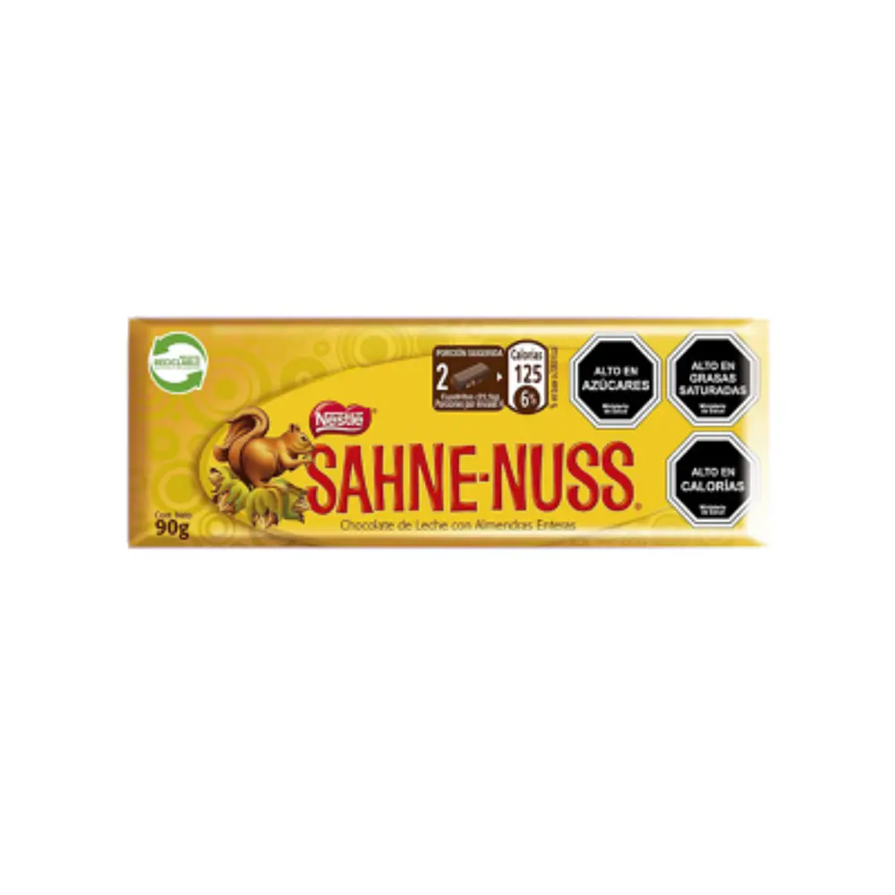 CHOCOLATE SAHNE-NUSS 90 GRS