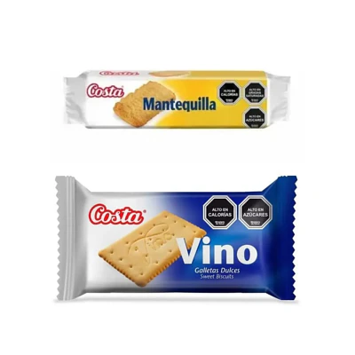 GALLETA DE MANTEQUILLA & GALLETA DE VINO COSTA