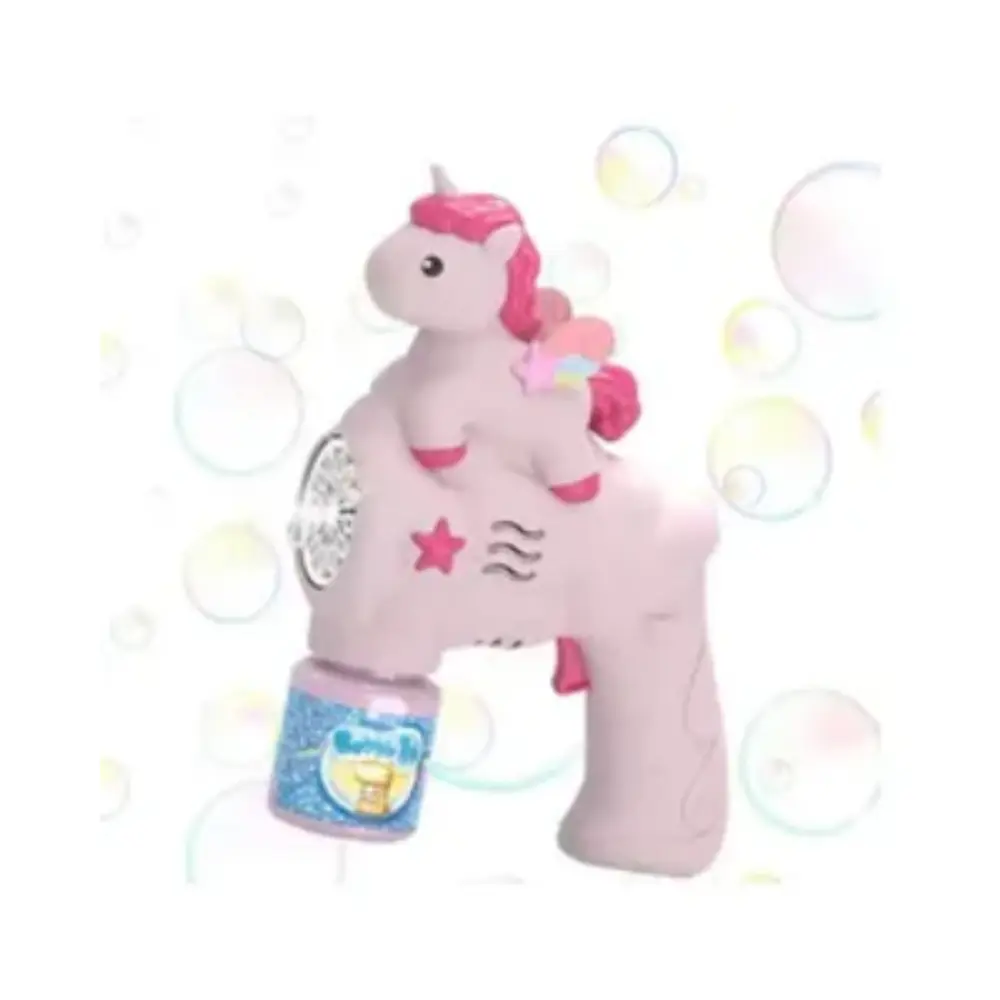 PISTOLA DE BURBUJAS UNICORNIO