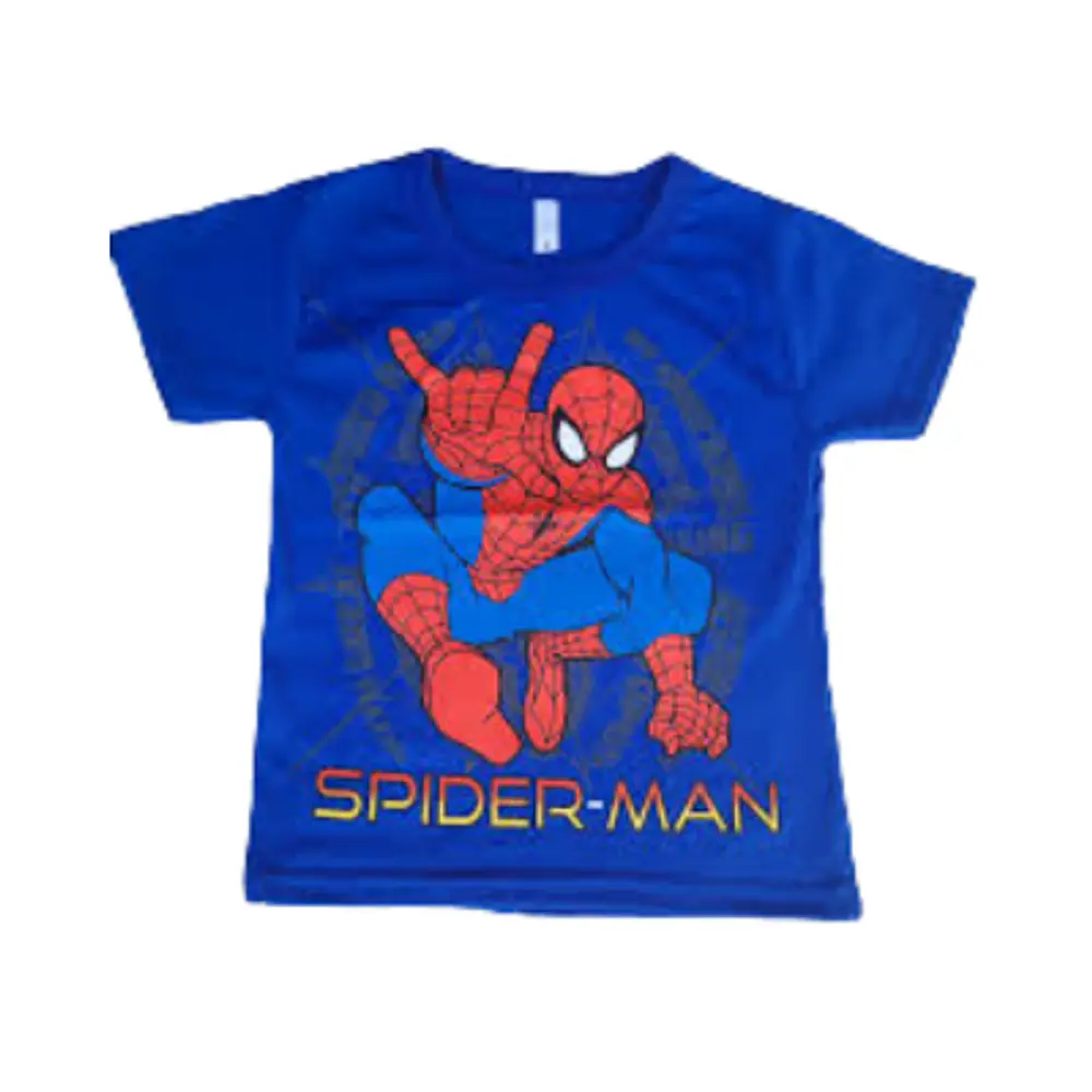 POLERA MANGA CORTA SPIDERMAN TALLA 2-4-6