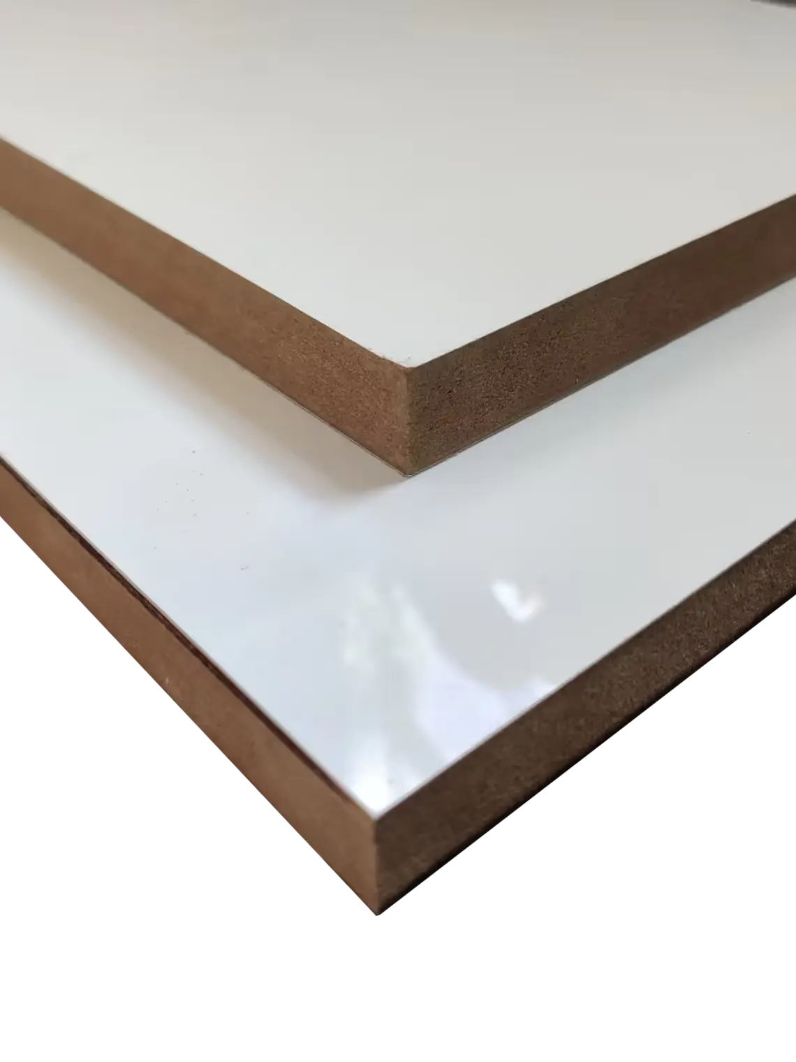 Melamina MDF Blanca Altobrillo 18mm 1,22 x 2,44mt 1
