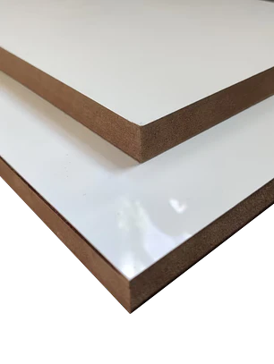 Melamina MDF Blanca Altobrillo 18mm 1,22 x 2,44mt