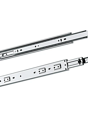 Corredera Telescópica Zincada H35mm Par