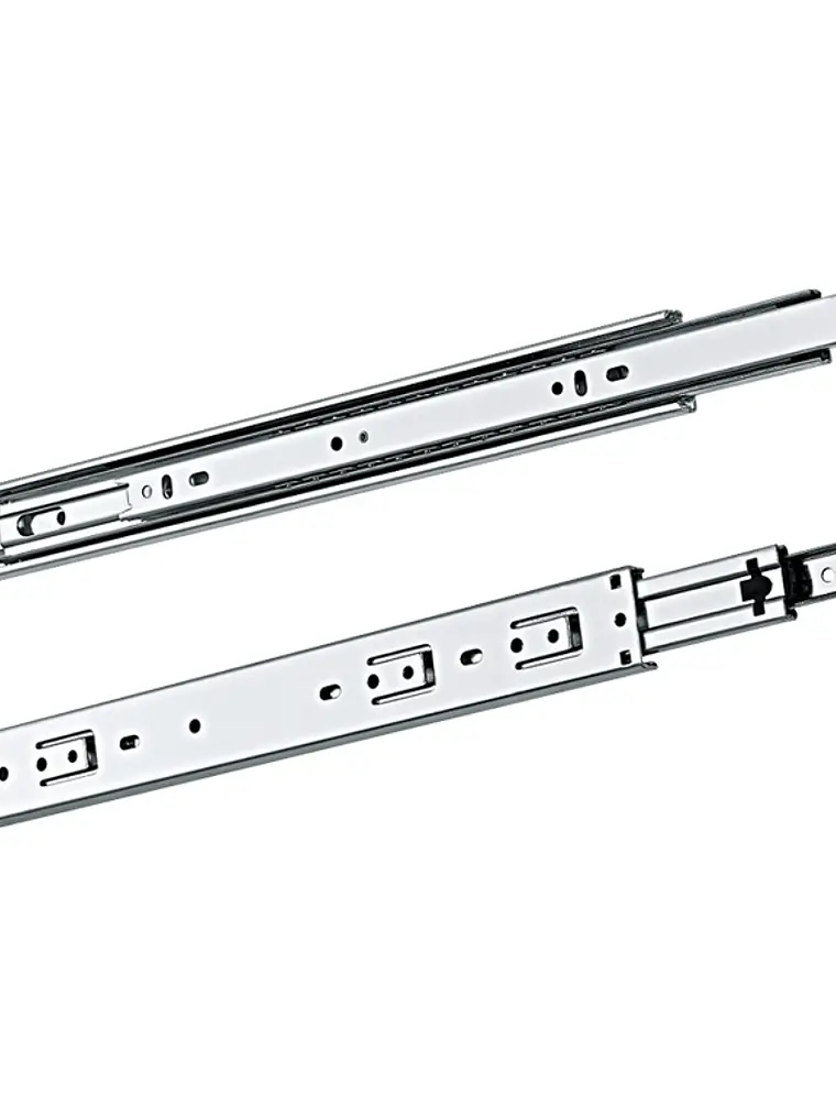 Corredera Telescópica Zincada H35mm Par 1