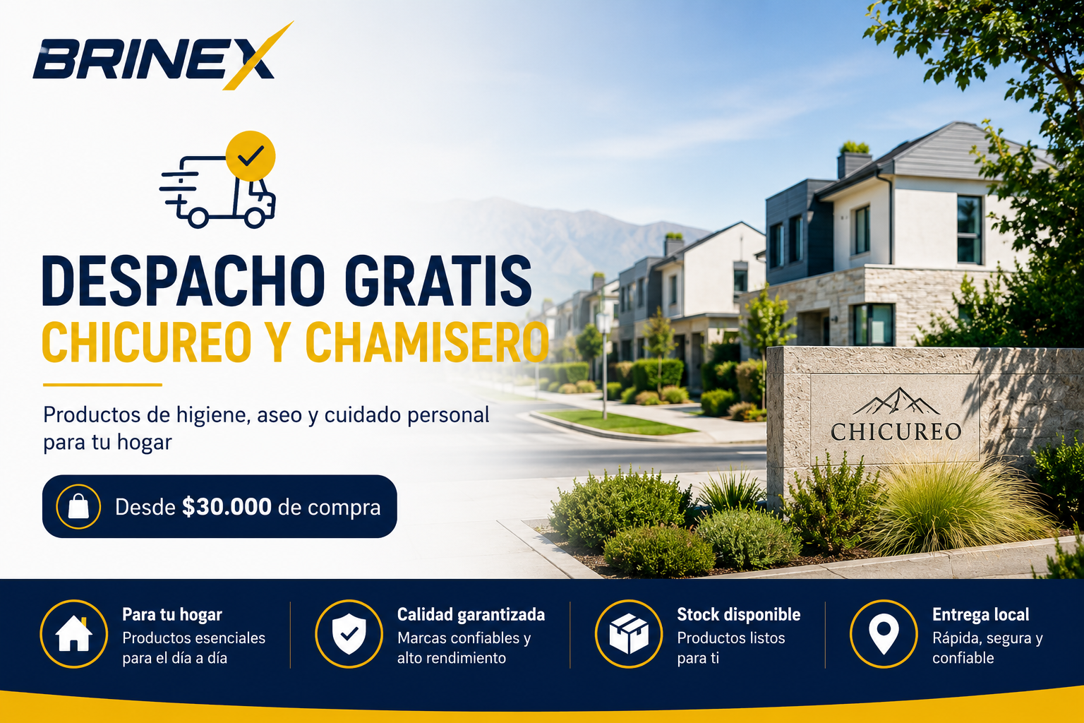 Despacho Gratis Chicureo y Chamisero