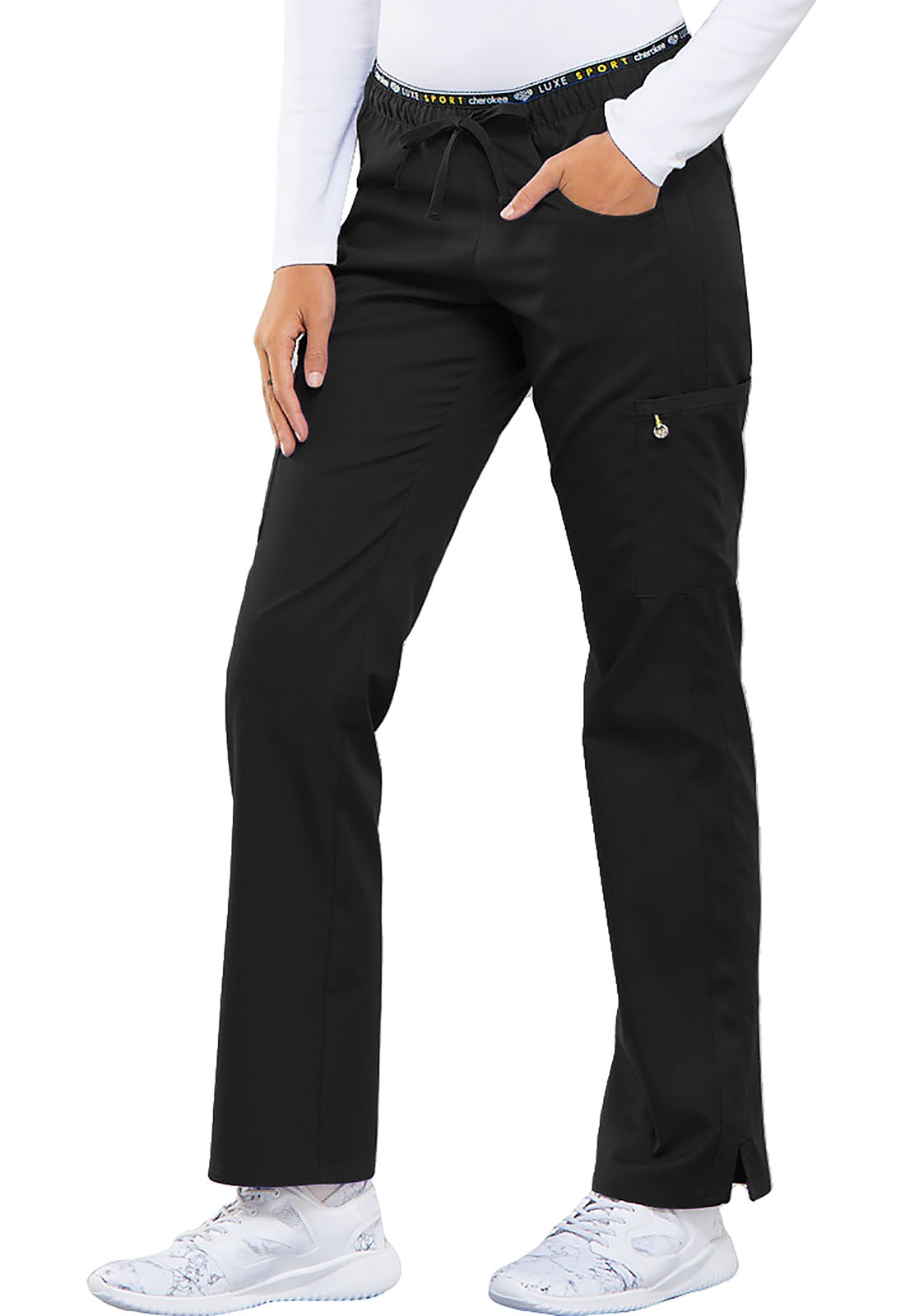 Pantalón Mujer, Cherokee Luxe Sport CK003 ROYV Azul rey.
