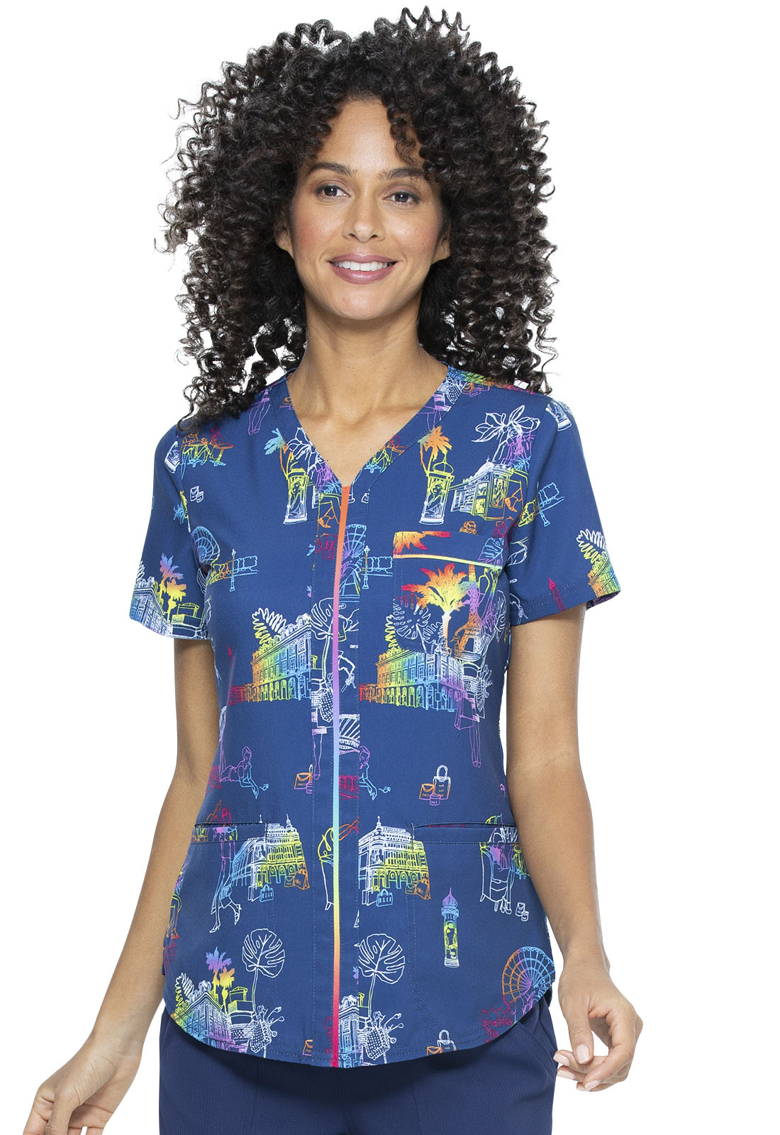 TOP ESTAMPADO MUJER, ELLE EL775 BOJP