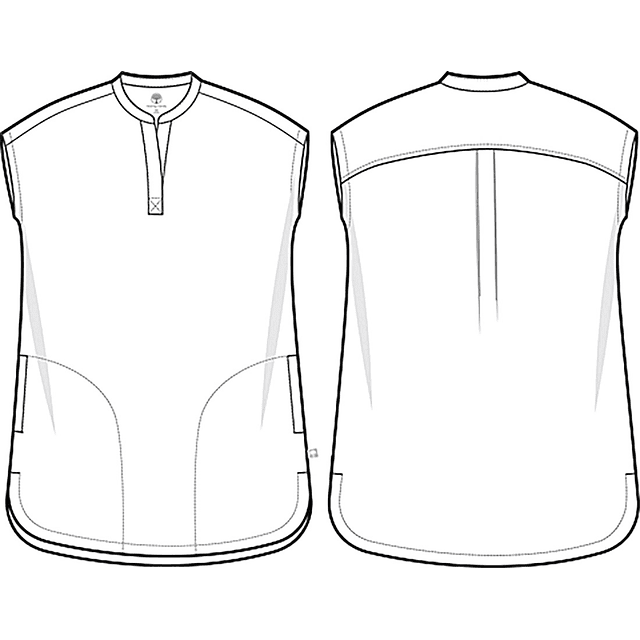 TOP CLÍNICO ESTAMPADO MUJER,  HEALING HANDS PRINTS HH912 TWTD