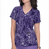 TOP ESTAMPADO MUJER,  LESLIE DE KOI BASIC 384PR DNM