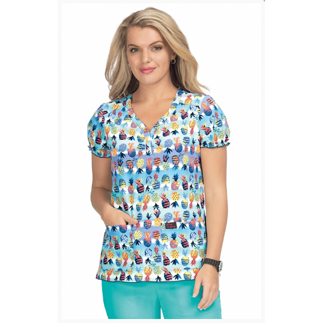TOP CLÍNICO ESTAMPADO MUJER, KOI BETSEY JOHNSON B123PR PNP