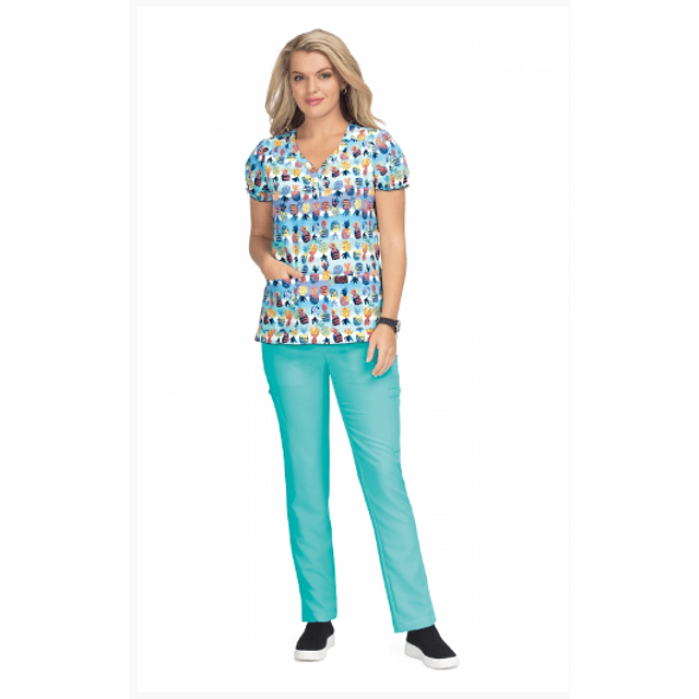 TOP CLÍNICO ESTAMPADO MUJER, KOI BETSEY JOHNSON B123PR PNP