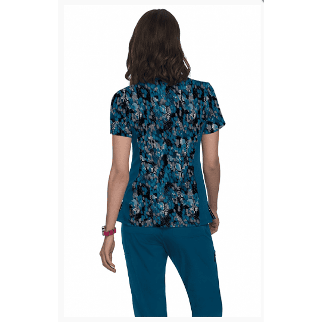 TOP CLÍNICO ESTAMPADO MUJER, KOI  1049PR WCK