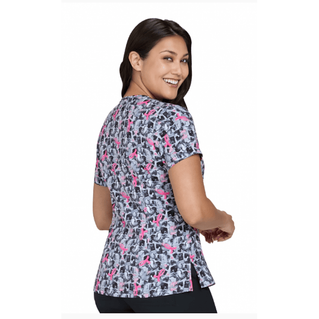 TOP CLÍNICO ESTAMPADO MUJER, KOI LESLIE 384PRM IKH