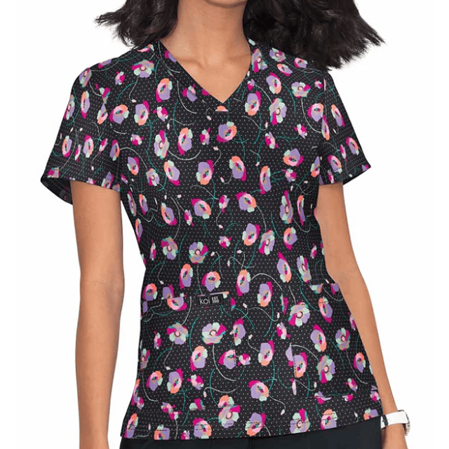 TOP CLÍNICO ESTAMPADO MUJER, KOI LESLIE 384PRM PPP