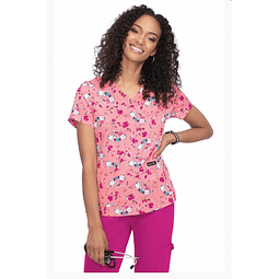 TOP CLÍNICO ESTAMPADO MUJER, KOI LESLIE 384PRM LSN