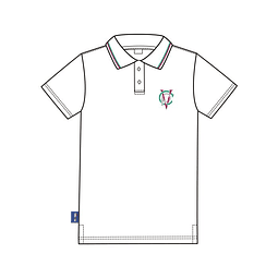 POLERA PIQUE UNIFORME COLEGIO PEDRO DE VALDIVIA UNISEX M/C