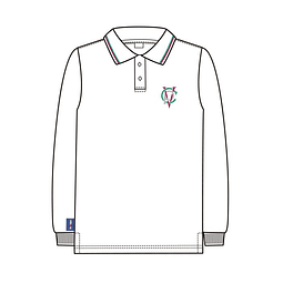 POLERA PIQUE UNIFORME COLEGIO PEDRO DE VALDIVIA UNISEX M/L