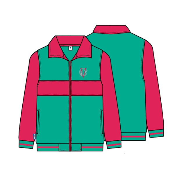 POLERÓN  DE BUZO UNISEX ALGODÓN - COLEGIO PEDRO DE VALDIVIA 