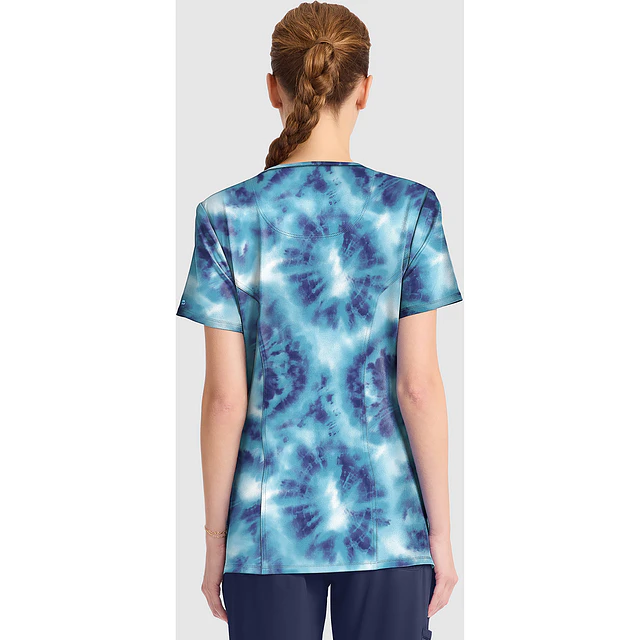 TOP CLÍNICO ESTAMPADO MUJER, CHEROKEE INFINITY CK609 STTD