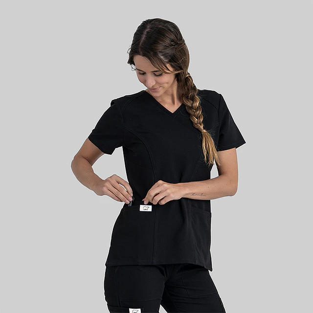 TOP CLÍNICO  MUJER, POLAR BEAR LITE PB5001 BLK