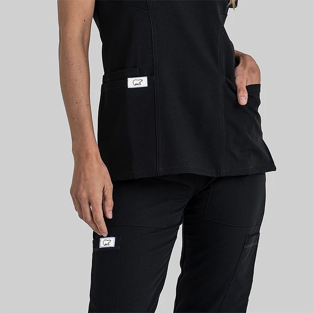 TOP CLÍNICO  MUJER, POLAR BEAR LITE PB5001 BLK