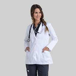 DELANTAL CLÍNICO MUJER, POLAR BEAR LAB COATS PB6000 WHT