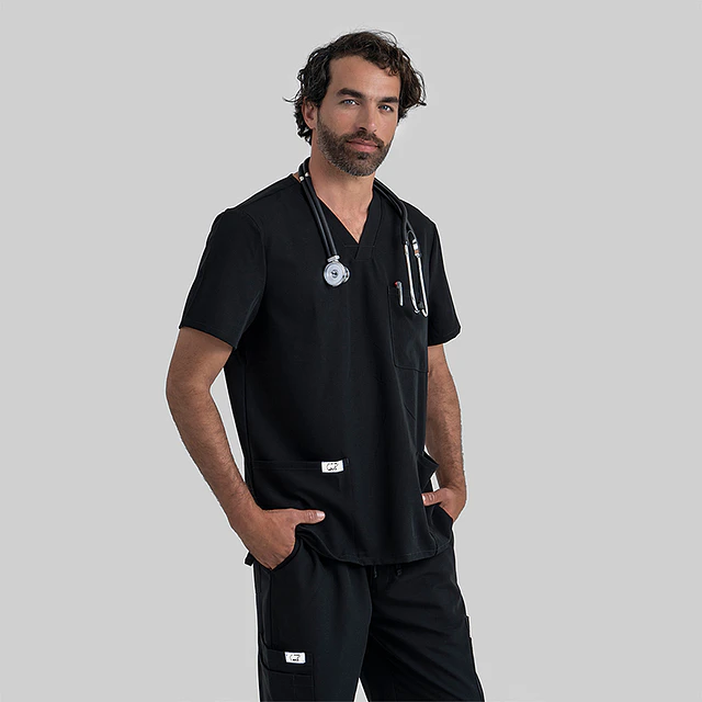 TOP CLÍNICO HOMBRE, POLAR BEAR LITE PB5100 BLK