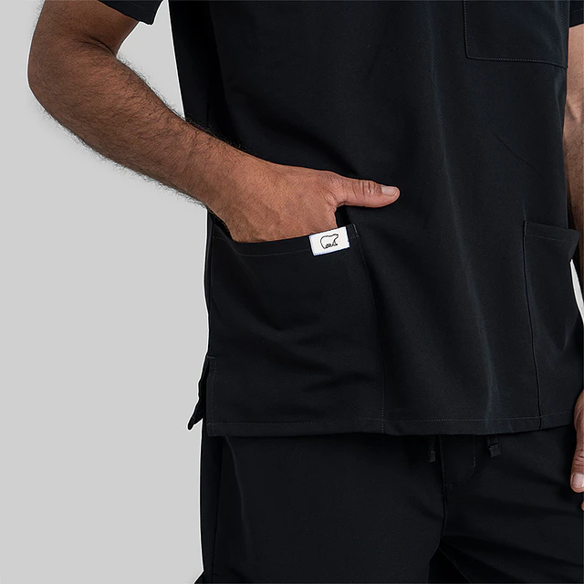 TOP CLÍNICO HOMBRE, POLAR BEAR LITE PB5100 BLK