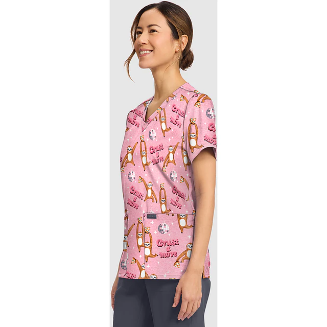 TOP CLÍNICO ESTAMPADO MUJER,  CHEROKEE CK856 CRTV