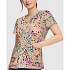 TOP CLÍNICO ESTAMPADO MUJER,  MED COUTURE PRINTS MC8564 TTFT