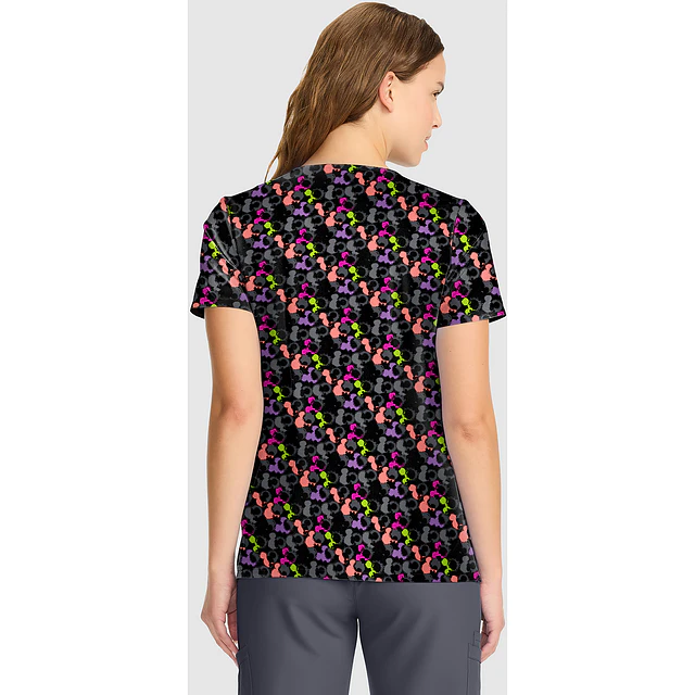 TOP CLÍNICO ESTAMPADO MUJER,  TOONIFORMS DISNEY TF626 MKZI