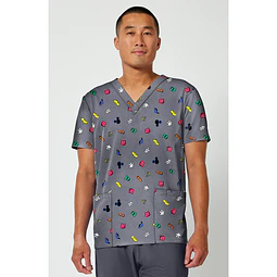TOP CLÍNICO ESTAMPADO HOMBRE, TOONIFORMS DISNEY TF788 MKXB